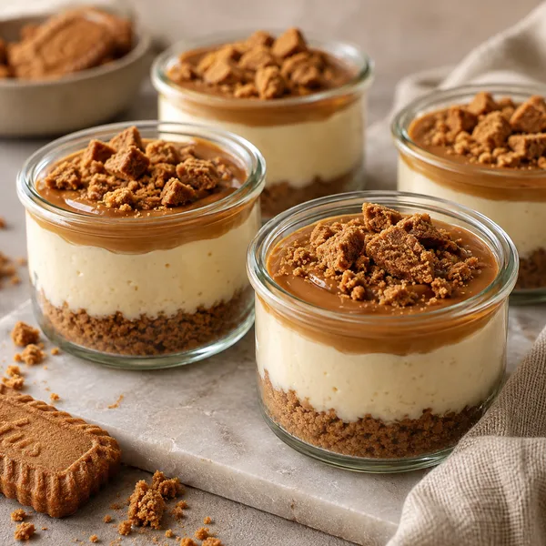 Biscoff Cheesecake Pots