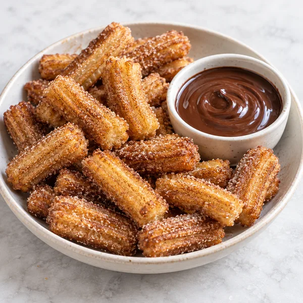 Mini Churros with Chocolate